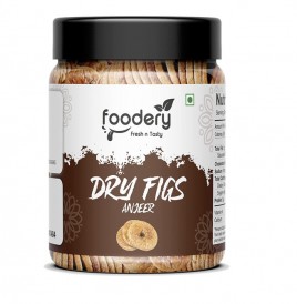 Foodery Dry Figs Anjeer   Plastic Jar  250 grams